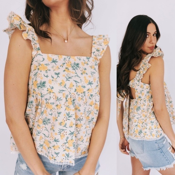 NWT &merci ruffle tank - Picture 1 of 6